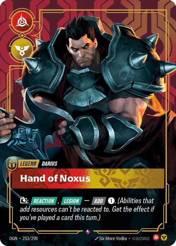 Darius - Hand of Noxus (Metal) - Riftbound: League of Legends TCG