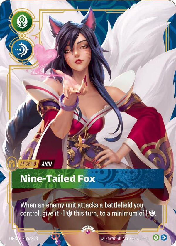 Ahri - Nine-Tailed Fox (Metal) - Riftbound: League of Legends TCG