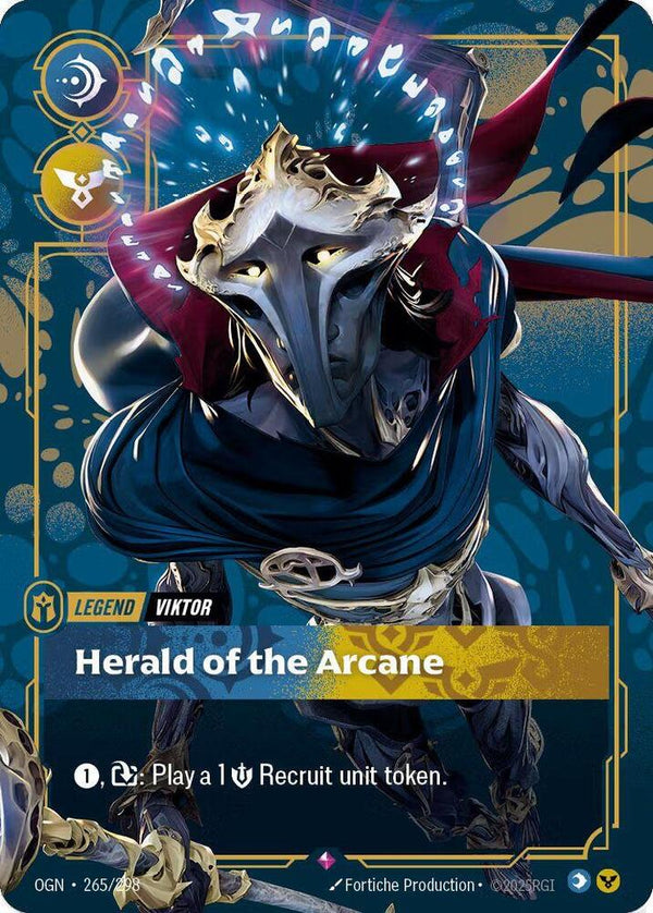 Viktor - Herald of the Arcane (Metal) - Riftbound: League of Legends TCG