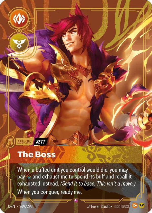 Sett - The Boss (Metal) - Riftbound: League of Legends TCG
