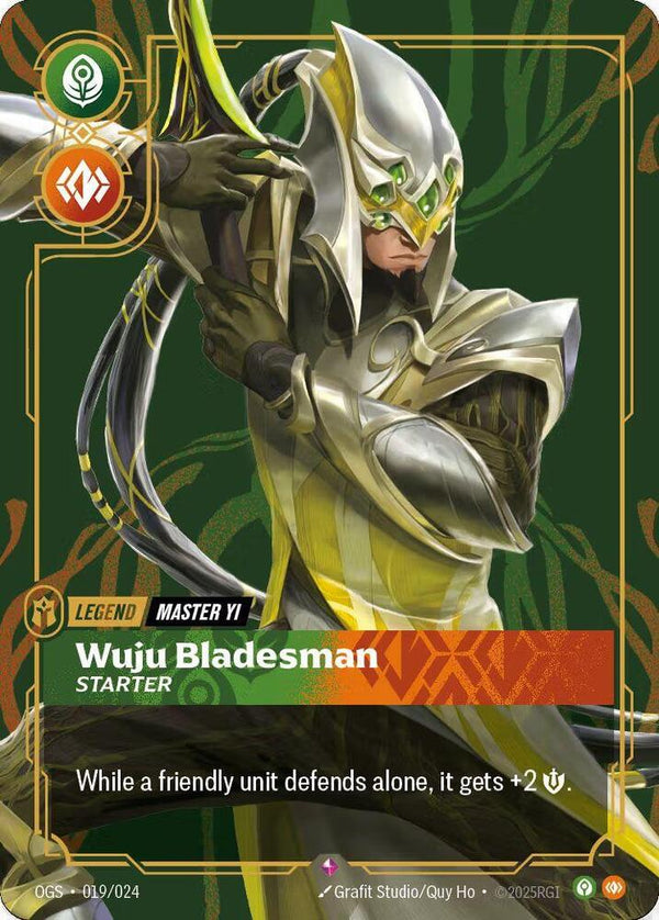 Master Yi - Wuju Bladesman (Metal) - Riftbound: League of Legends TCG