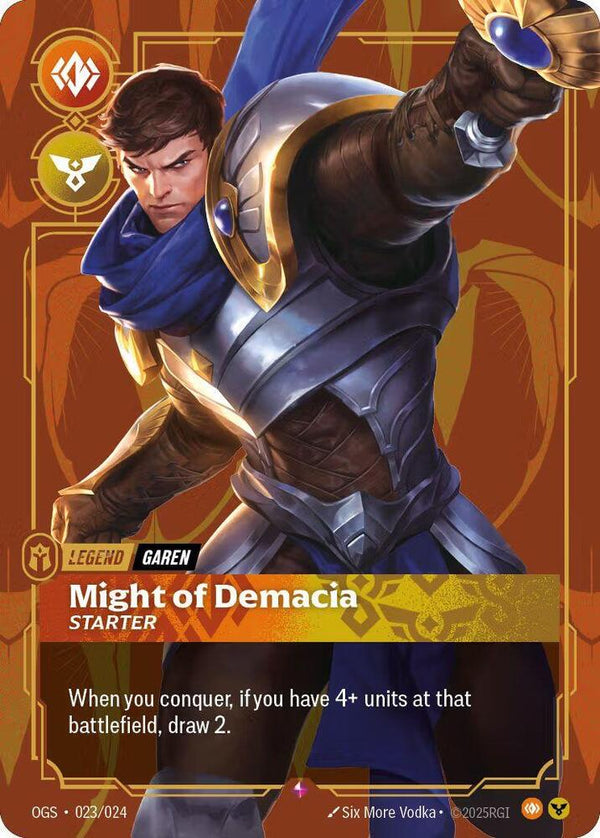 Garen - Might of Demacia (Metal) - Riftbound: League of Legends TCG