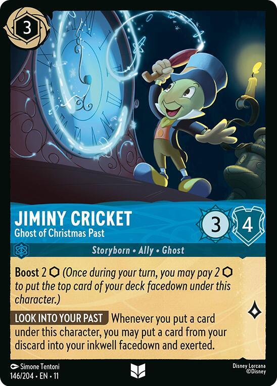 Jiminy Cricket - Ghost of Christmas Past - Disney Lorcana