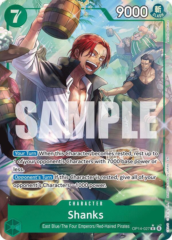 Shanks (Alternate Art) - One Piece Card Game