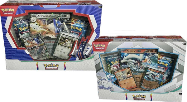 Reshiram & Archaludon ex Box [Set of 2] - Pokémon