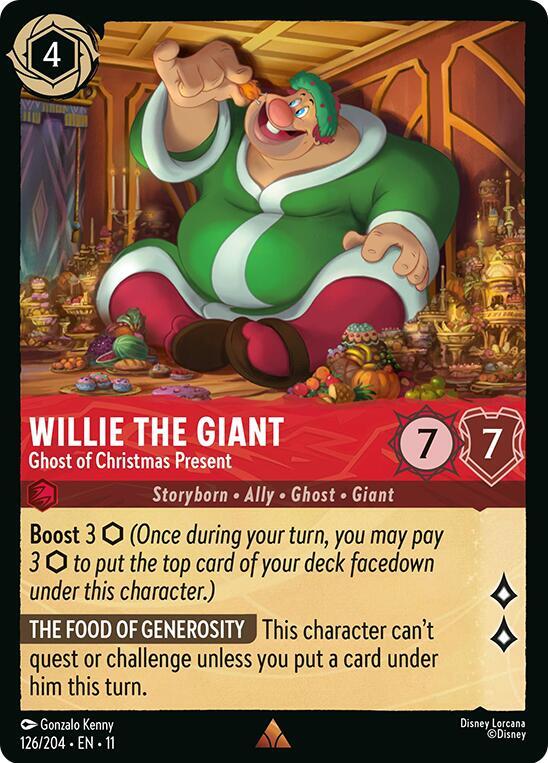 Willie the Giant - Ghost of Christmas Present - Disney Lorcana