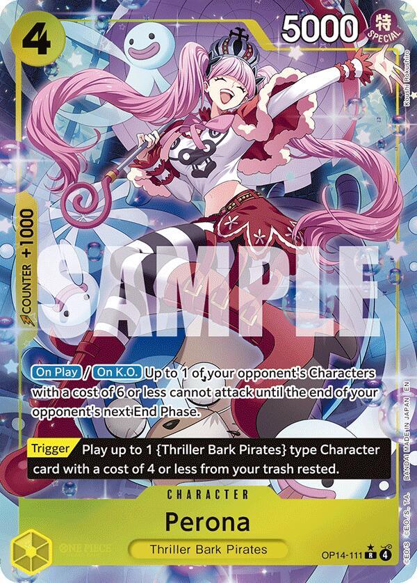 Perona - OP14-111 (Alternate Art) - One Piece Card Game