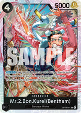 Mr.2.Bon.Kurei (Bentham) - One Piece Card Game