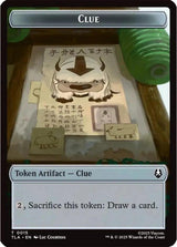 Clue (0015) // Spirit (0003) Double-Sided Token - Magic: The Gathering