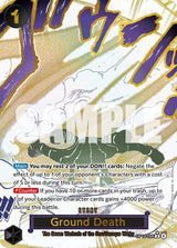Ground Death (Alternate Art) - One Piece Card Game