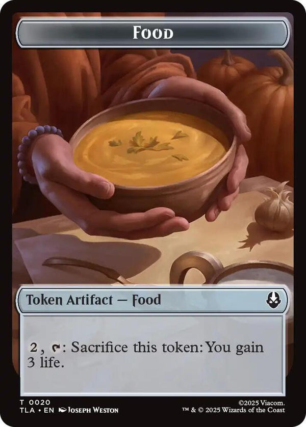 Food (0020) // Ally (0007) Double-Sided Token - Magic: The Gathering