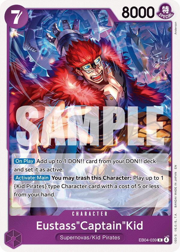 Eustass"Captain"Kid - EB04-039 - One Piece Card Game