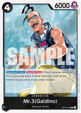 Mr.3(Galdino) - One Piece Card Game