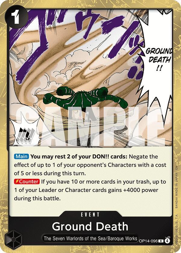 Ground Death - One Piece Card Game