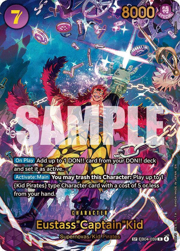 Eustass"Captain"Kid - EB04-039 (SP) - One Piece Card Game
