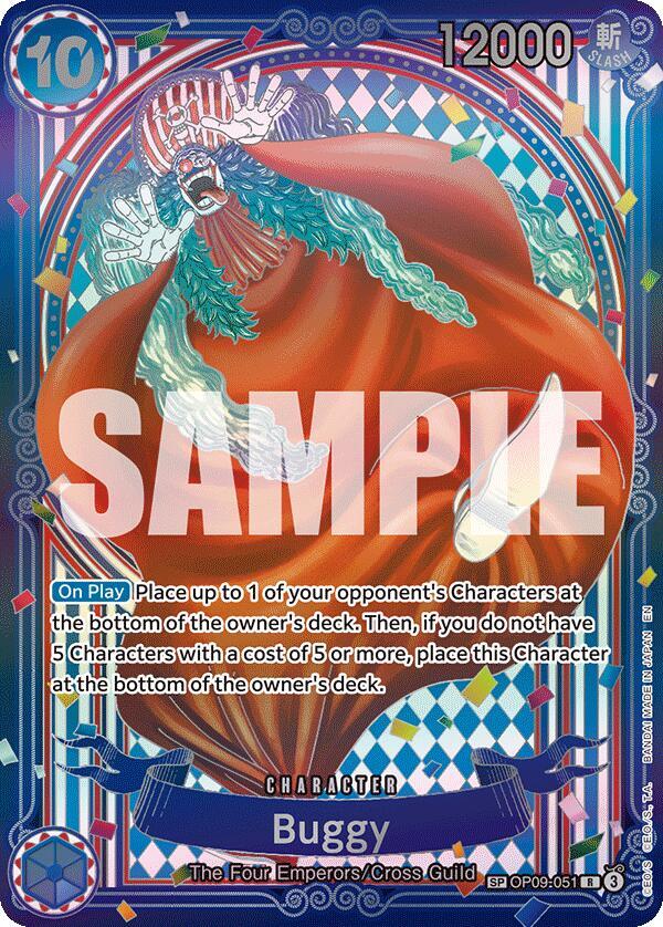 Buggy - OP09-051 (SP) - One Piece Card Game