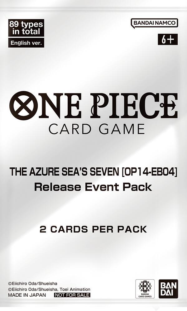 The Azure Sea's Seven - Release Event Pack - One Piece Card Game