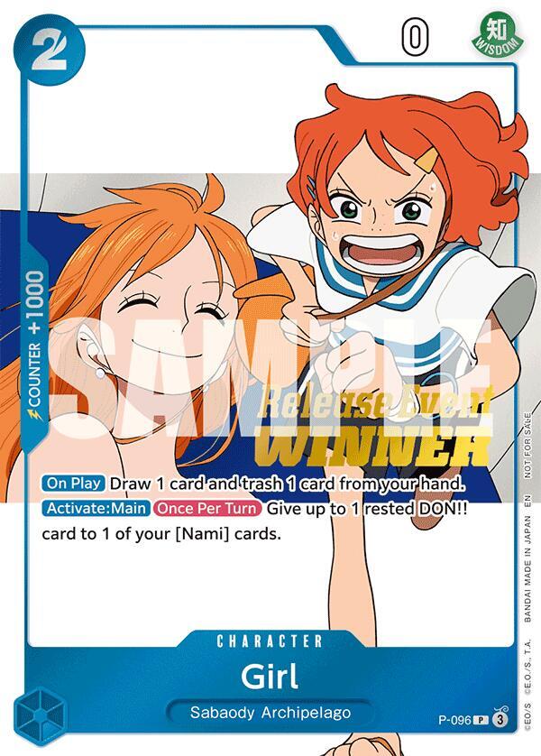 Girl (OP14 Release Event Winner) - One Piece Card Game