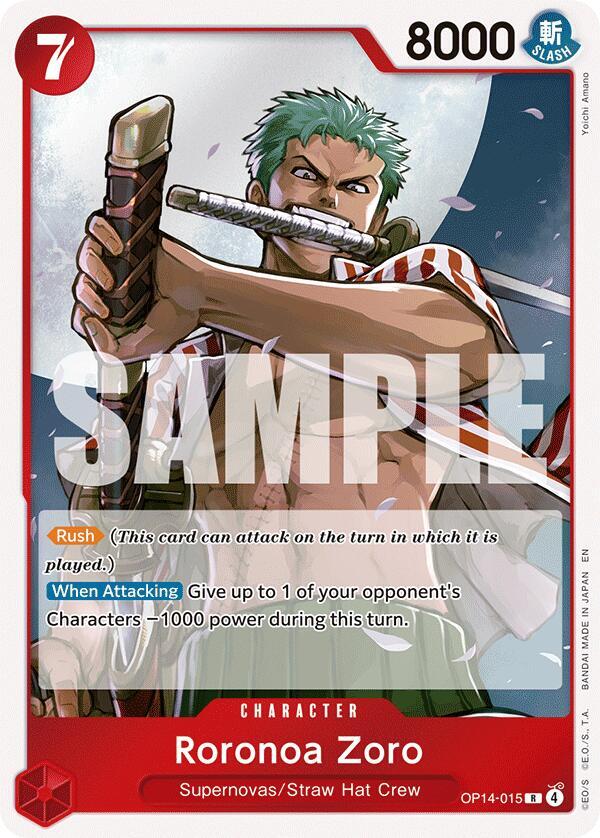 Roronoa Zoro - OP14-015 - One Piece Card Game