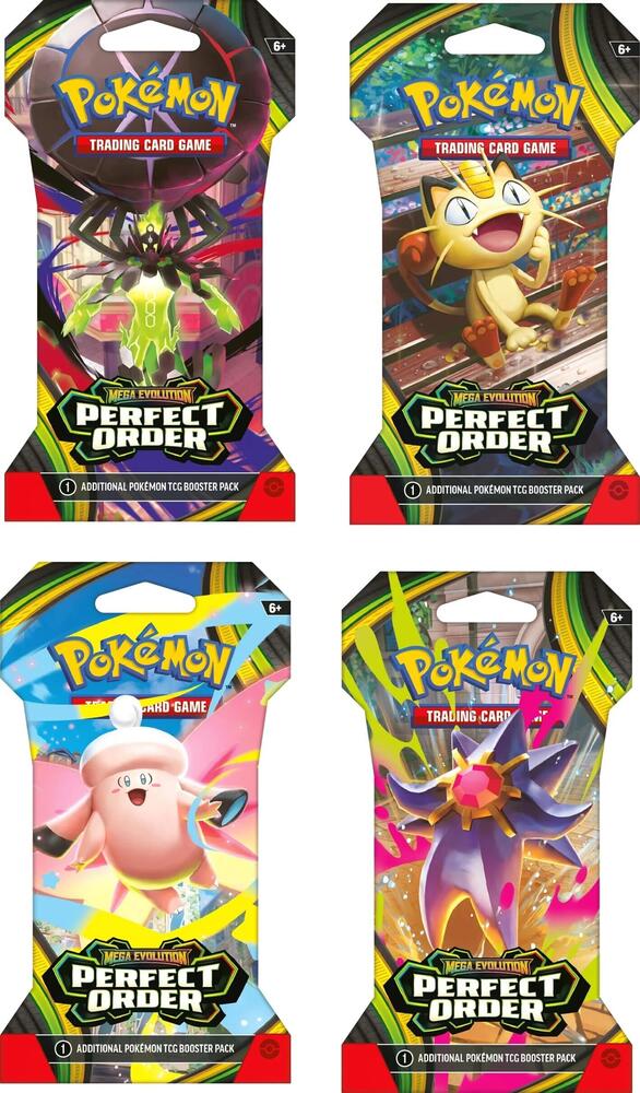 Perfect Order Sleeved Booster Pack Art Bundle [Set of 4] - Pokémon
