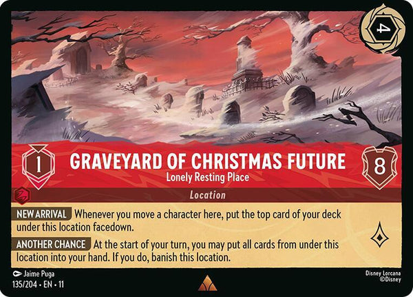 Graveyard of Christmas Future - Lonely Resting Place - Disney Lorcana