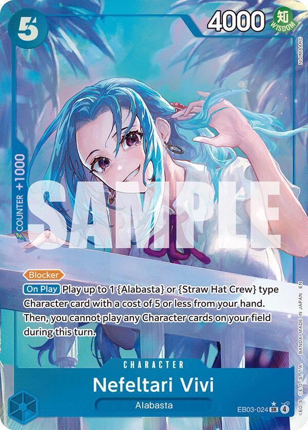 Nefeltari Vivi (024) (Alternate Art) - One Piece Card Game