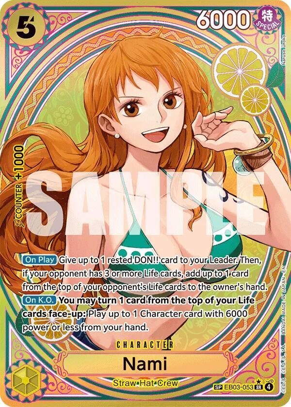 Nami (053) (SP) - One Piece Card Game