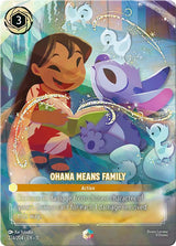 Ohana Means Family (Enchanted) - Disney Lorcana