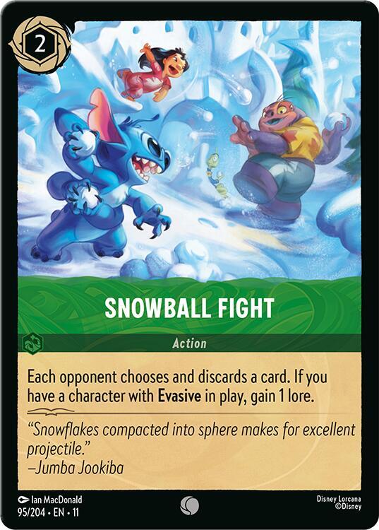 Snowball Fight - Disney Lorcana