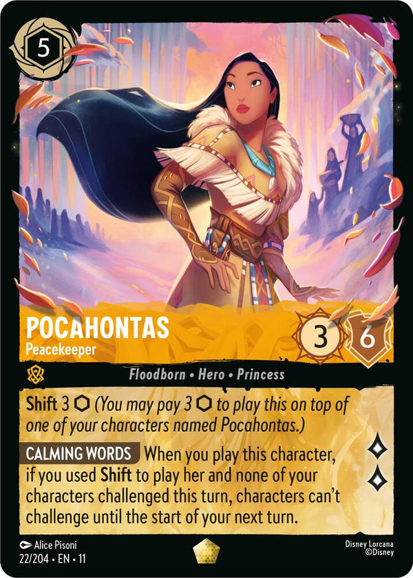 Pocahontas - Peacekeeper - Disney Lorcana