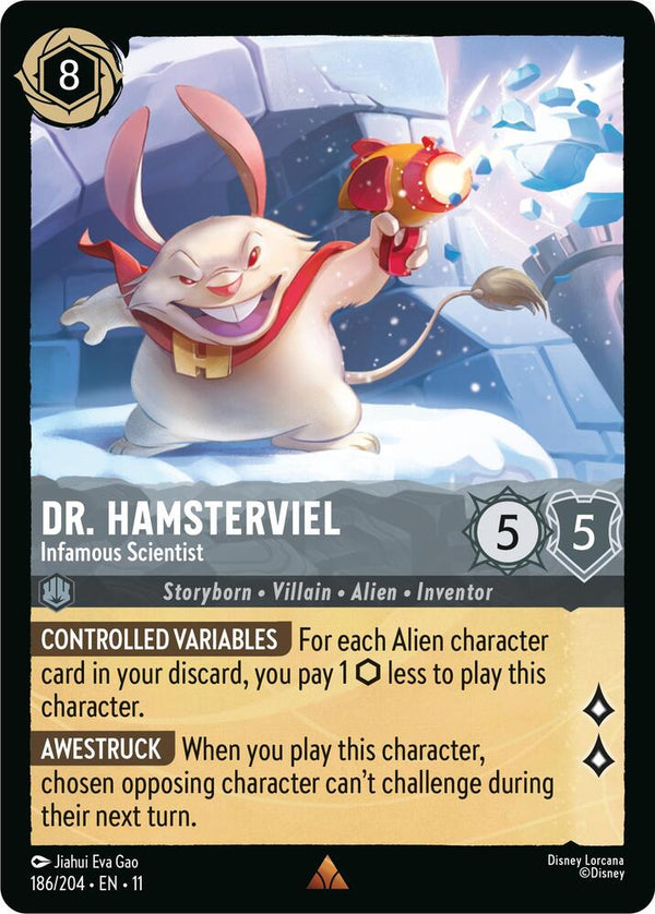Dr. Hamsterviel - Infamous Scientist - Disney Lorcana