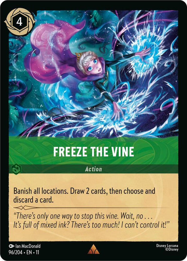 Freeze the Vine - Disney Lorcana