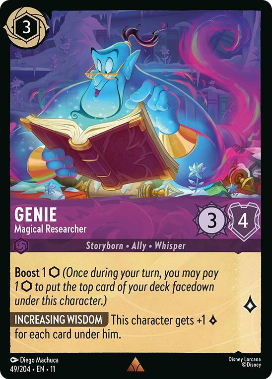 Genie - Magical Researcher - Disney Lorcana