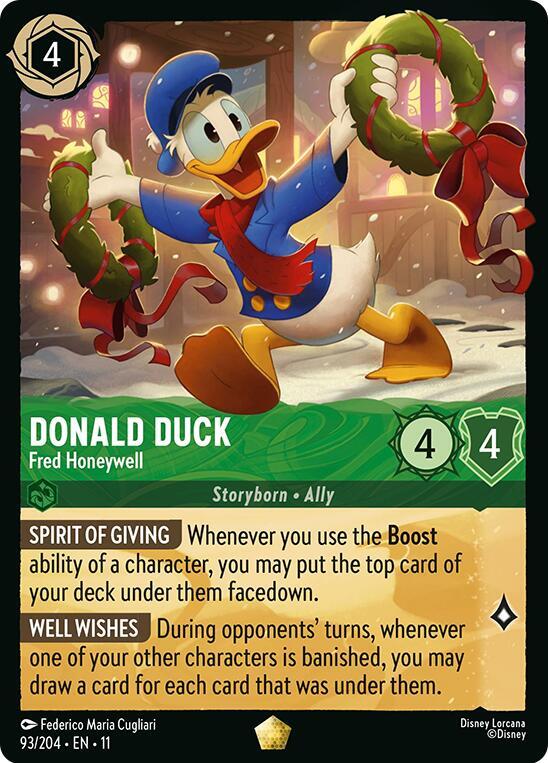 Donald Duck - Fred Honeywell - Disney Lorcana