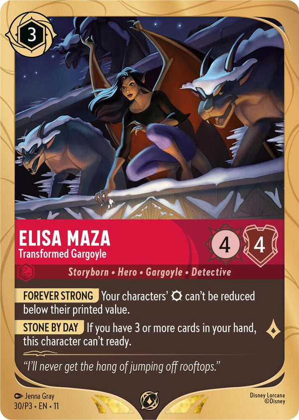 Elisa Maza - Transformed Gargoyle - Disney Lorcana