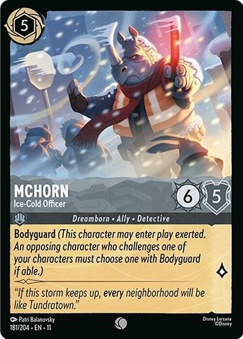 McHorn - Ice-Cold Officer - Disney Lorcana