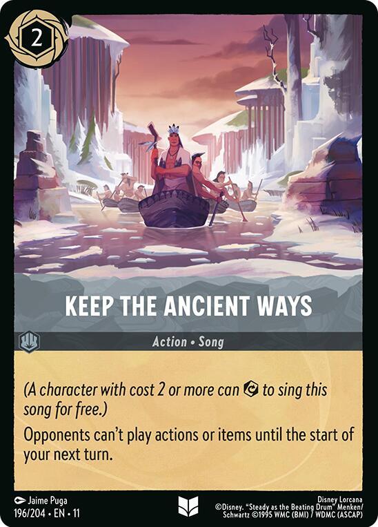 Keep the Ancient Ways - Disney Lorcana