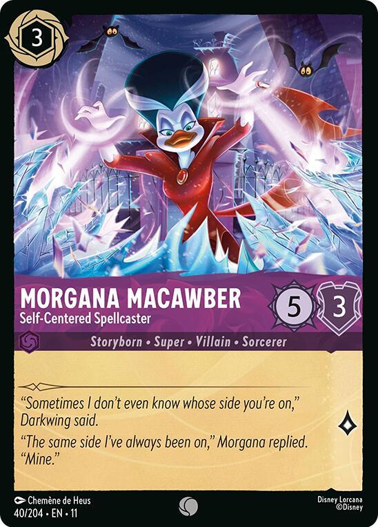 Morgana Macawber - Self-Centered Spellcaster - Disney Lorcana