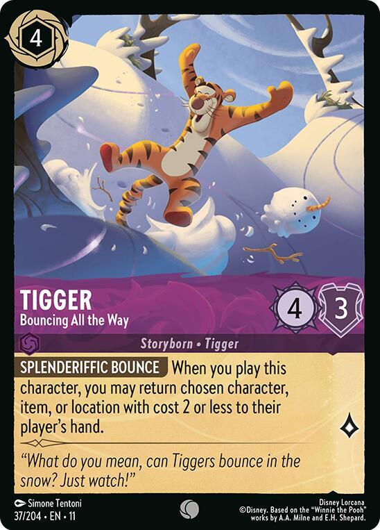 Tigger - Bouncing All the Way - Disney Lorcana