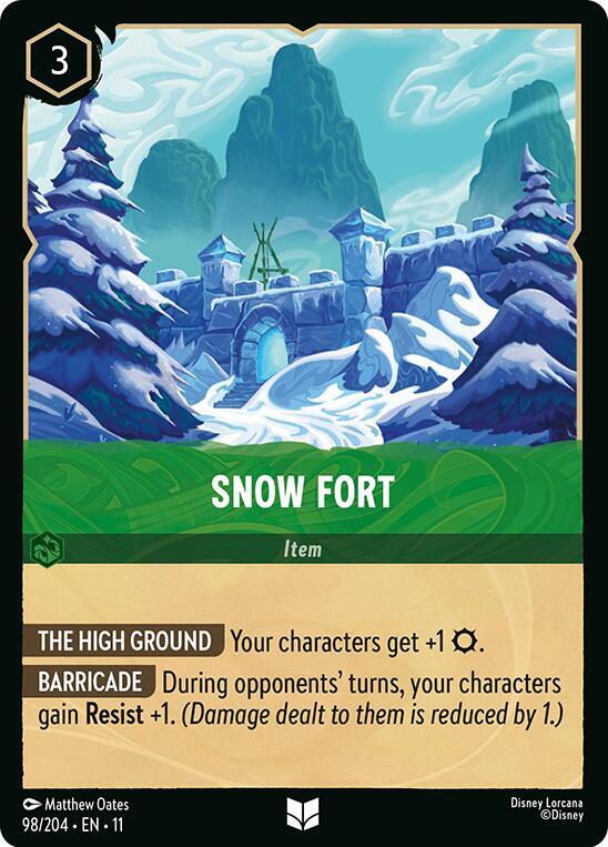 Snow Fort - Disney Lorcana