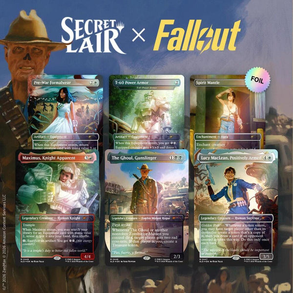 Secret Lair Drop: Secret Lair x Fallout: Beyond Vault 33 - Traditional Foil Edition - Magic: The Gathering