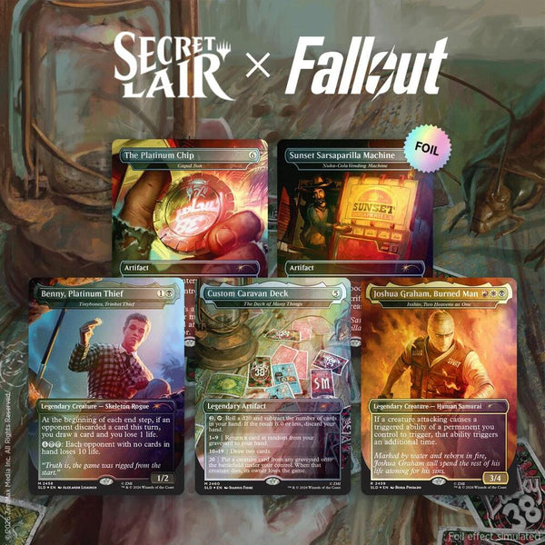 Secret Lair Drop: Secret Lair x Fallout: Welcome to New Vegas - Traditional Foil Edition - Magic: The Gathering