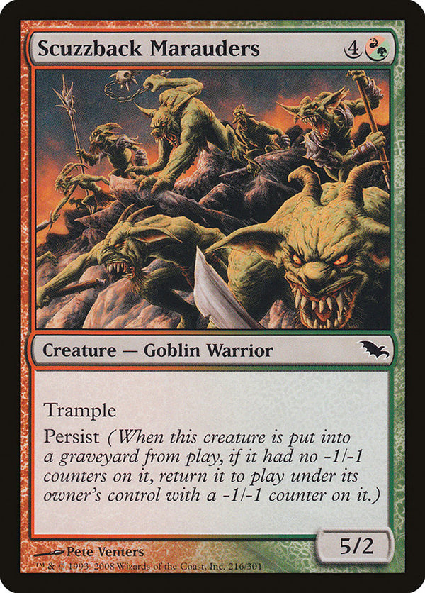 Scuzzback Marauders - Magic: The Gathering