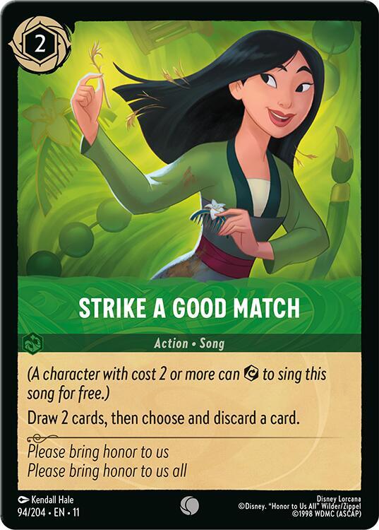 Strike a Good Match - Disney Lorcana
