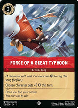 Force of a Great Typhoon - Disney Lorcana