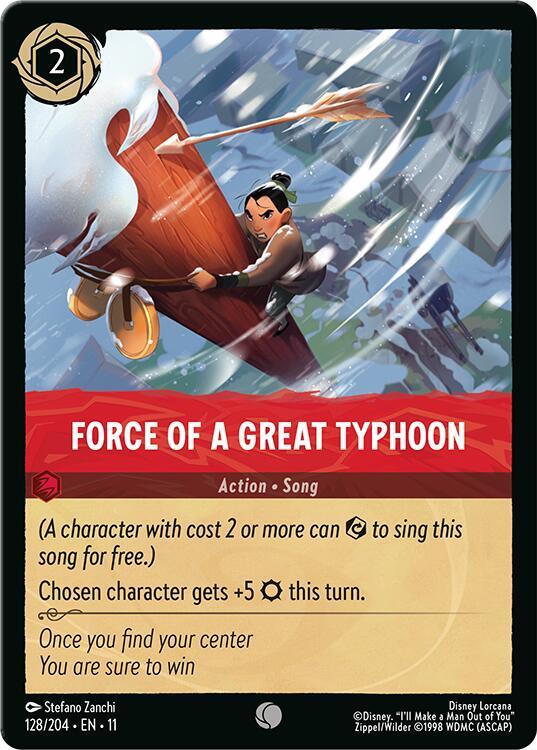 Force of a Great Typhoon - Disney Lorcana