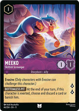 Meeko - Skittish Scrounger - Disney Lorcana