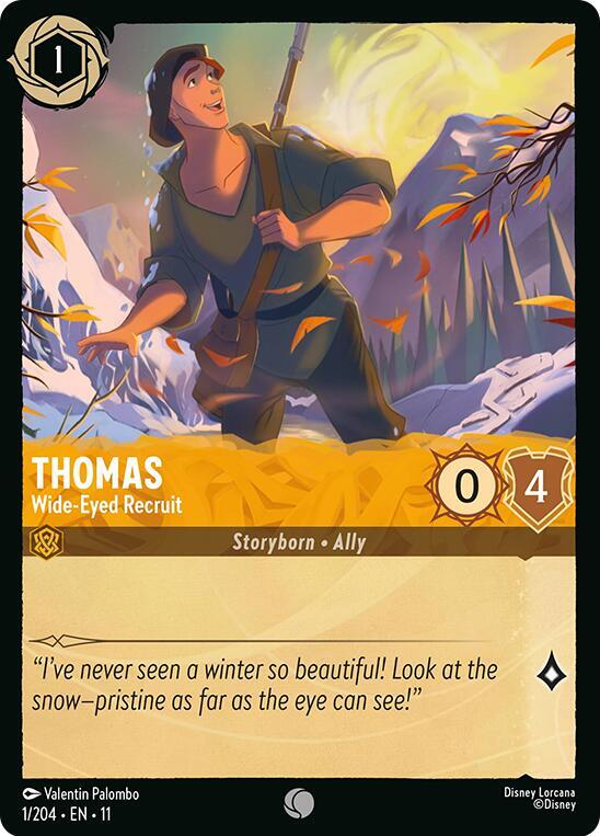 Thomas - Wide-Eyed Recruit - Disney Lorcana