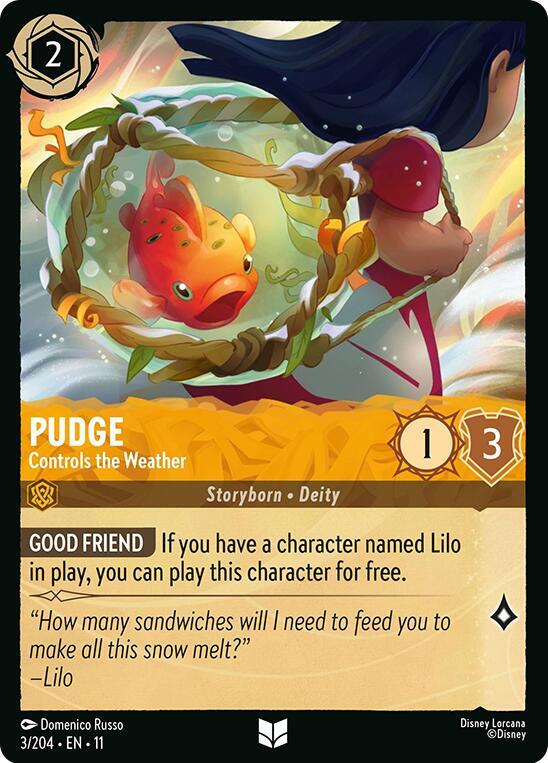 Pudge - Controls the Weather - Disney Lorcana