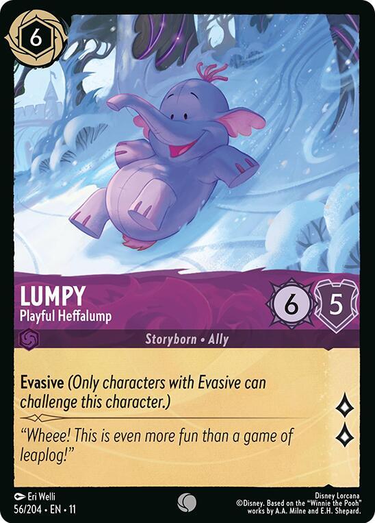 Lumpy - Playful Heffalump - Disney Lorcana